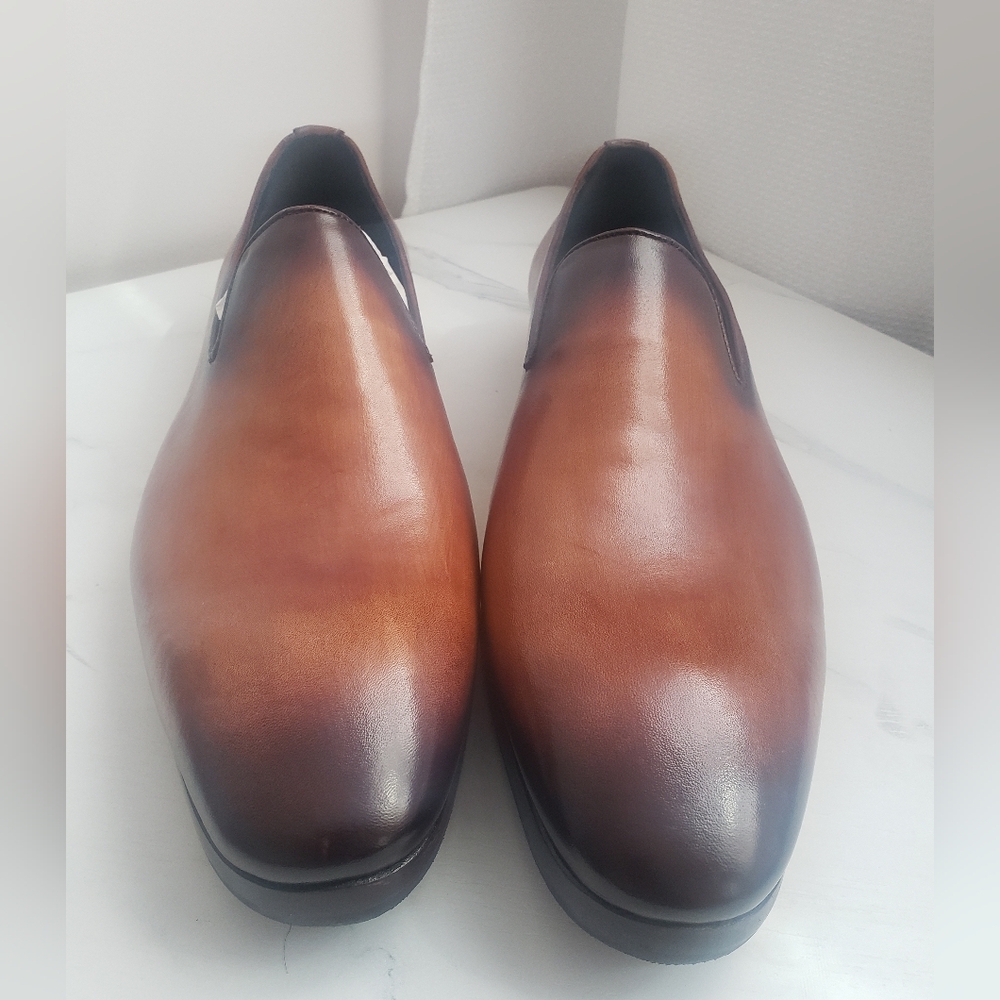 Lethato Handcrafted Men's Genuine Leather Loafers~ Size 12